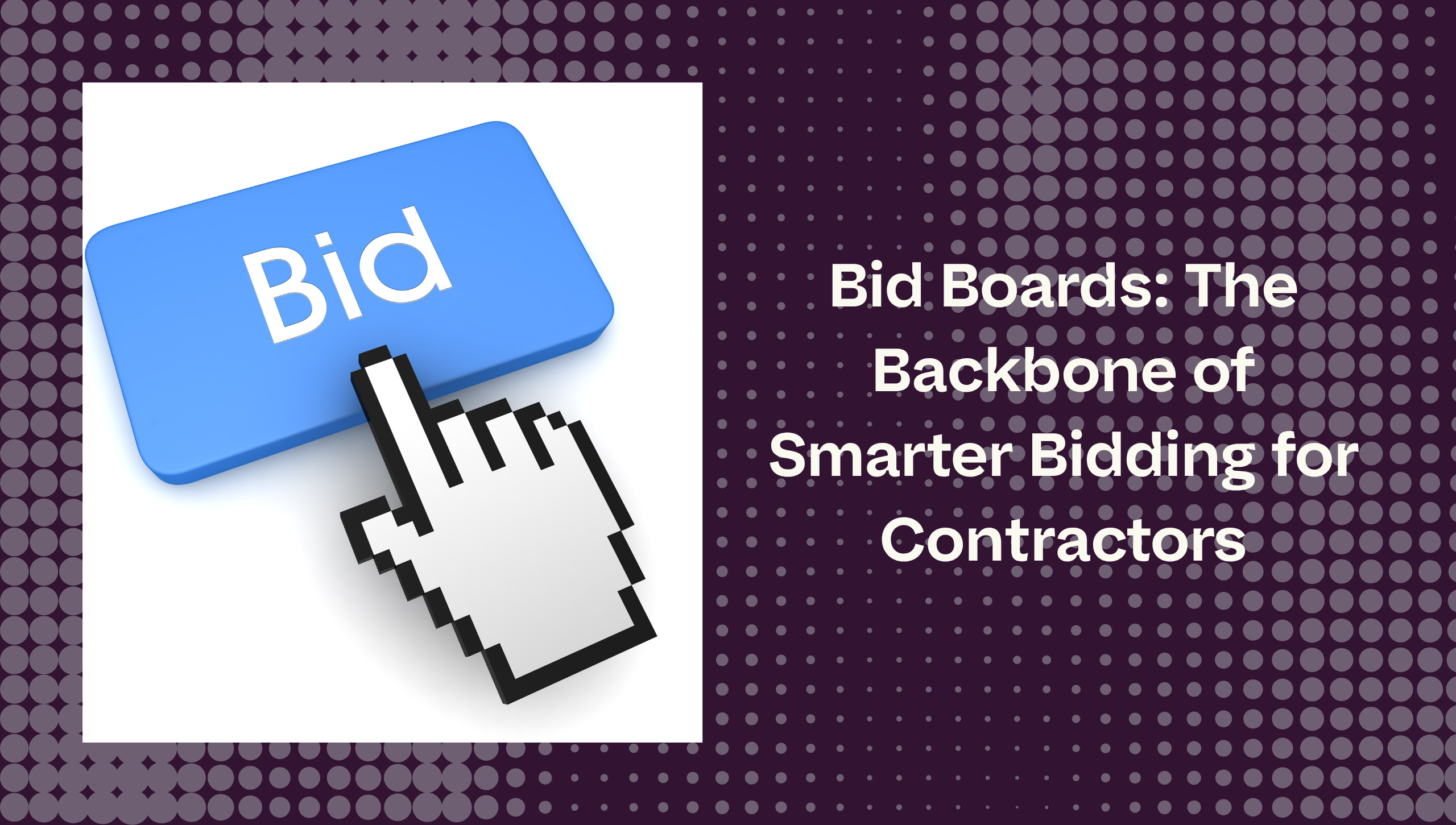 bid button with a screen clicker