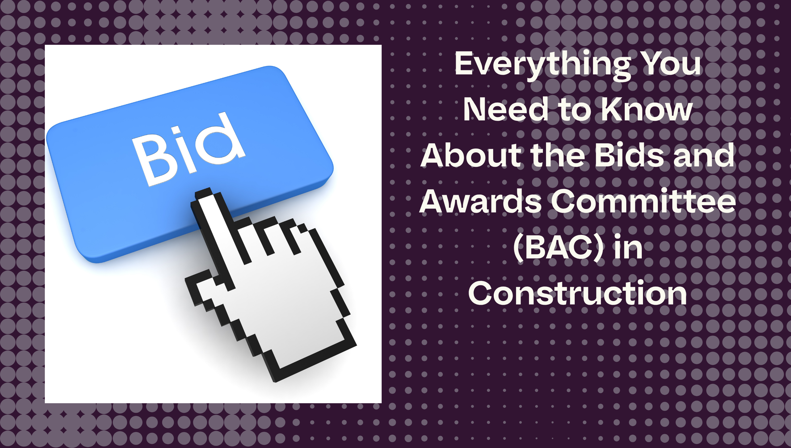 Bid button with pointer